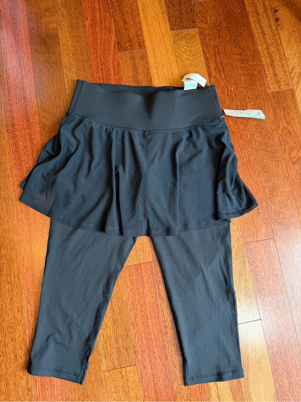 Livi Active Cooling Black Performance Skort Leggings